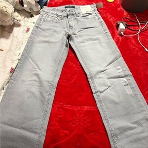 Aeropostale Light Gray Straight Leg Jeans
